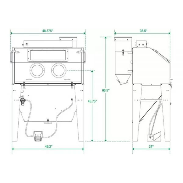 Hot Sale ✨ Eastwood Abrasive Media Blast Cabinet - B100 ???? 5 Hot Sale ✨ Eastwood Abrasive Media Blast Cabinet - B100 ???? - Image 5