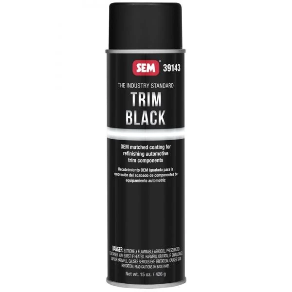 New ✔️ SEM Trim Paint Satin Black Aerosol 15 Oz ???? 1 New ✔️ SEM Trim Paint Satin Black Aerosol 15 Oz ????
