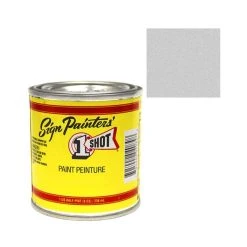 Hot Sale ???? 1 Shot Paint Metallic Silver 1/2 Pint ????
